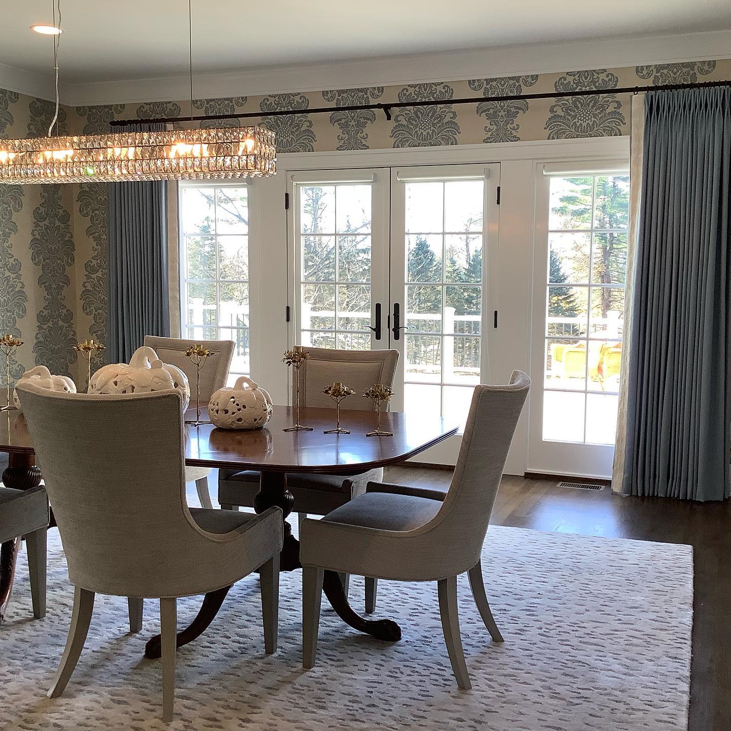 Drapery panels — custom work by Denise Canney