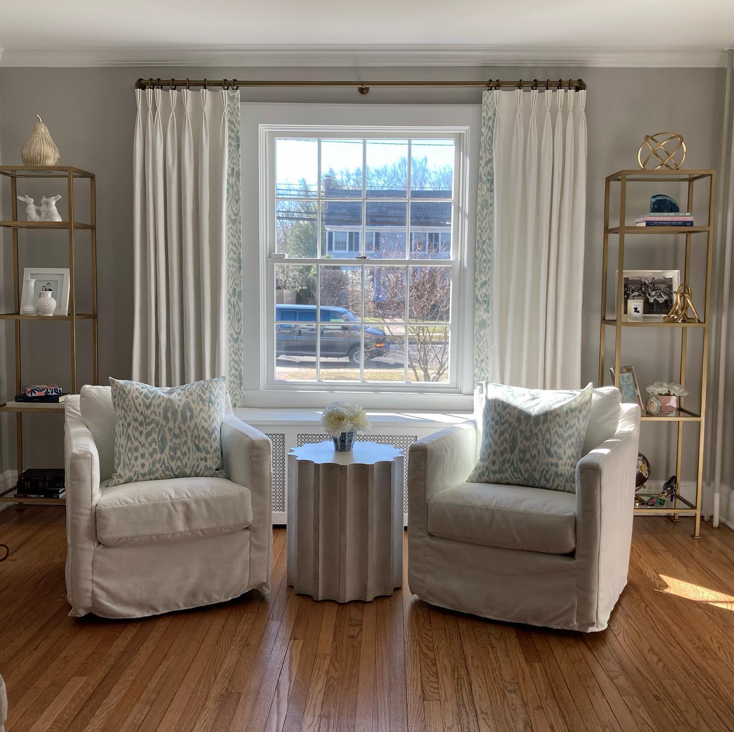 Drapery panels — custom work by Denise Canney