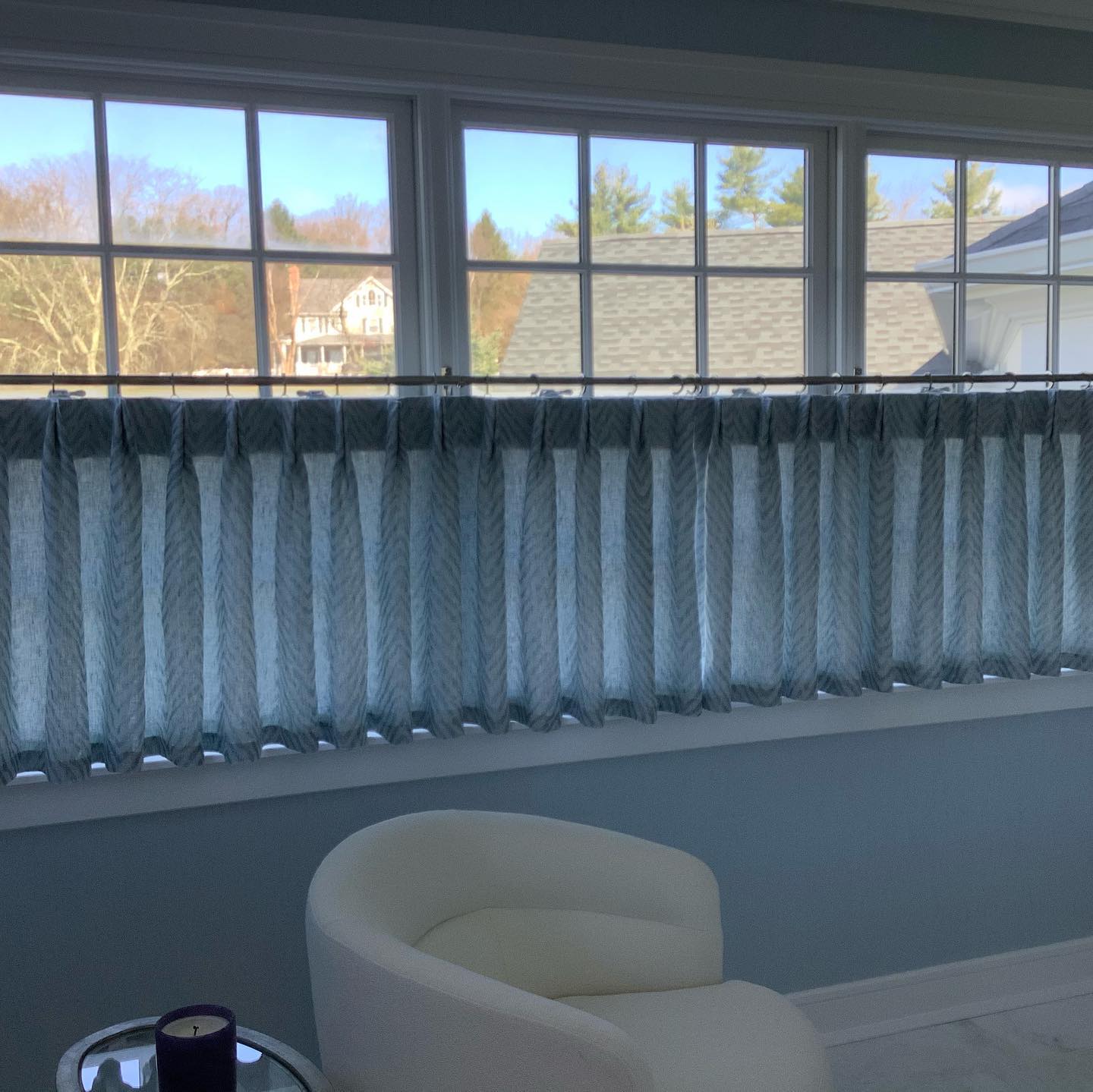 Drapery panels — custom work by Denise Canney